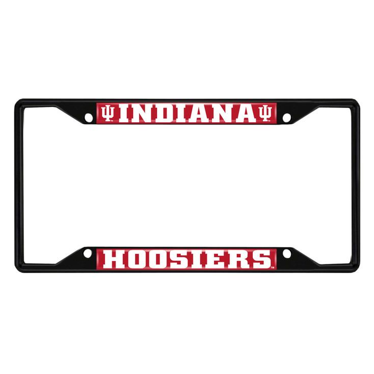 Indiana Hoosiers Black License Plate Frame