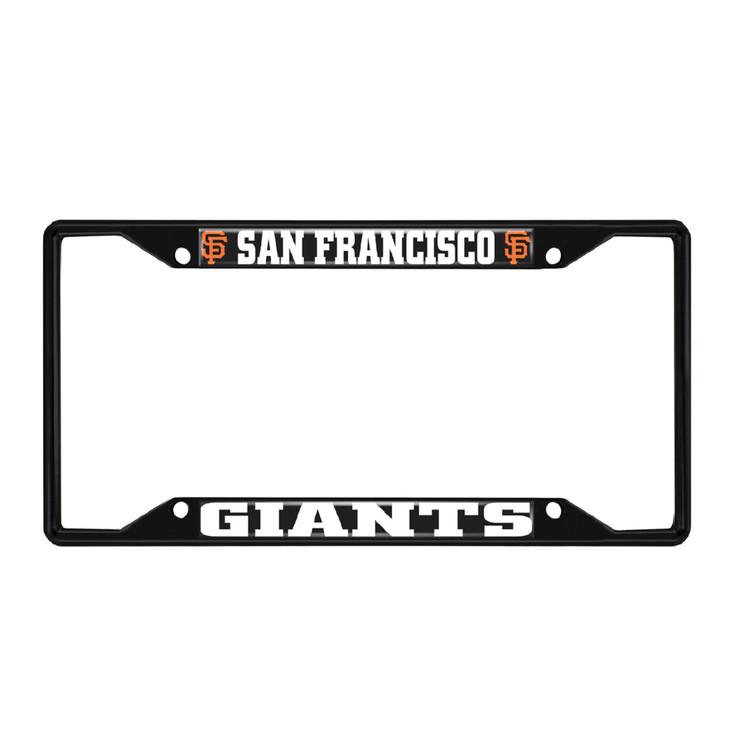 San Francisco Giants Black License Plate Frame
