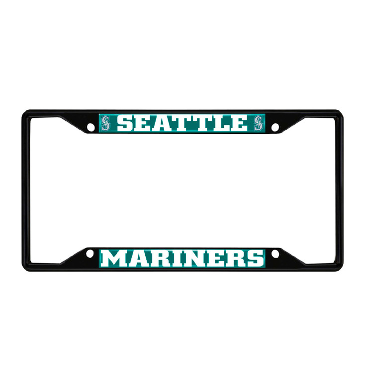 Seattle Mariners Black License Plate Frame