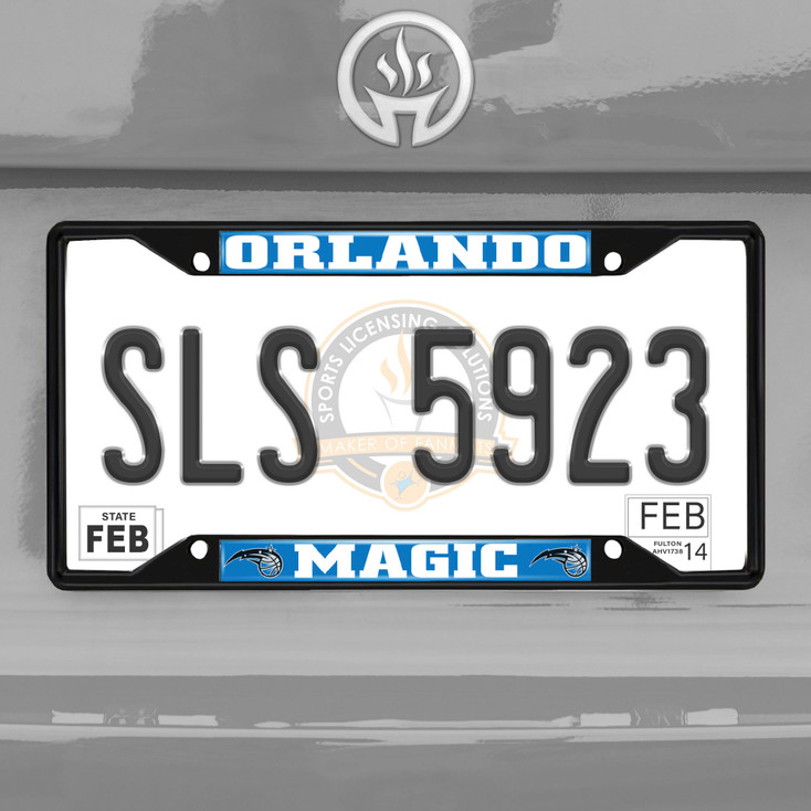 Orlando Magic Black License Plate Frame