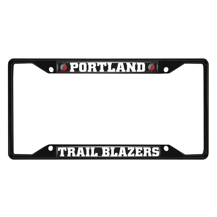 Portland Trail Blazers Black License Plate Frame