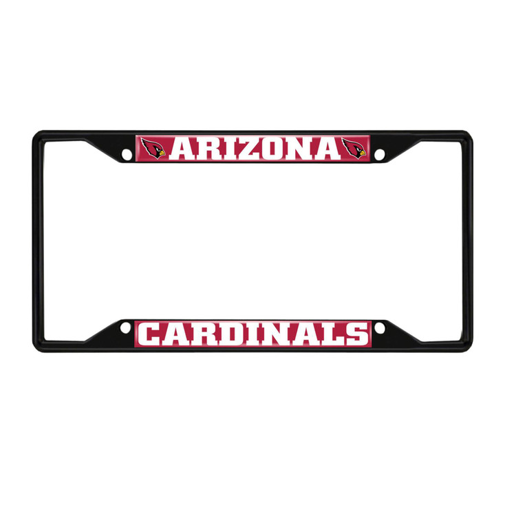 Arizona Cardinals Black License Plate Frame