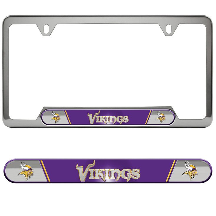 Minnesota Vikings Embossed License Plate Frame