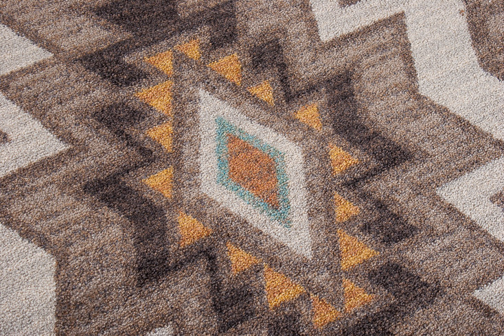 2' x 8' Barrel Worn Saddle Southwest Rectangle Runner Rug