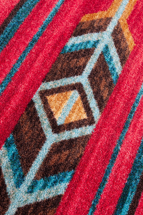 8' x 11' Buckhorn Red Southwest Rectangle Rug