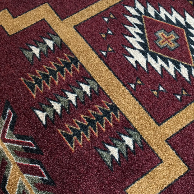 8' x 11' Cloudburst Garnet Southwest Rectangle Rug