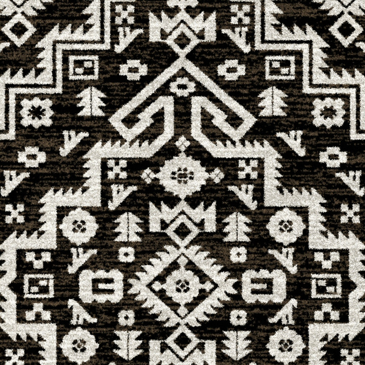 4' x 5' Cordova Chocolate Southwest Rectangle Rug