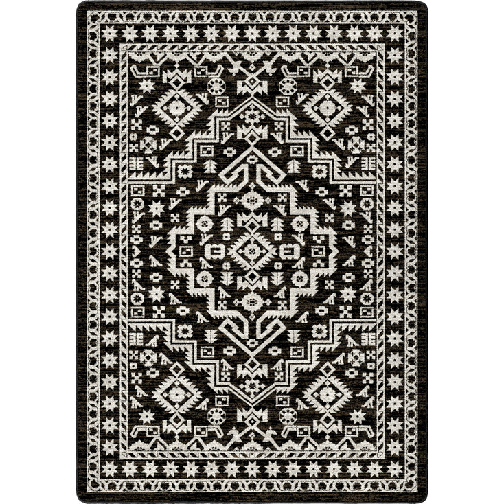 3' x 4' Cordova Chocolate Southwest Rectangle Scatter Rug