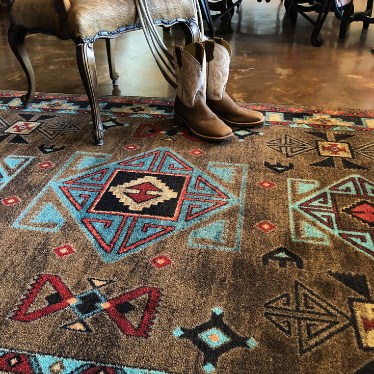 3' x 4' Desert Diamond Southwest Rectangle Scatter Rug