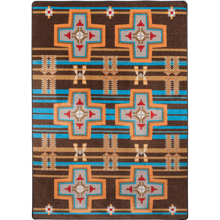 8' x 11' Grand River Desert Rust Southwest Rectangle Rug