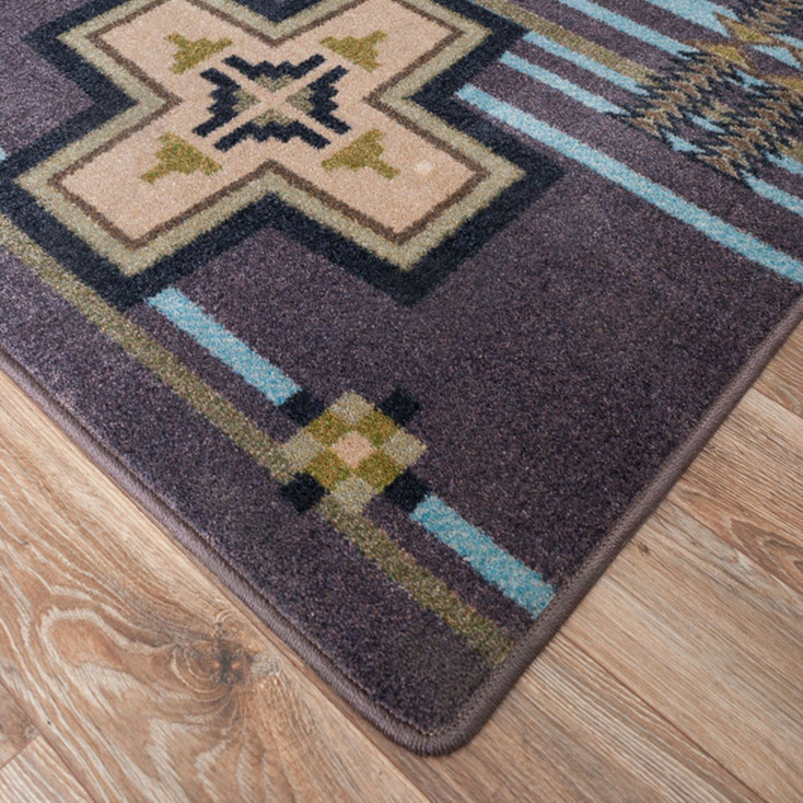2' x 8' Grand River Night Sky Southwest Rectangle Runner Rug