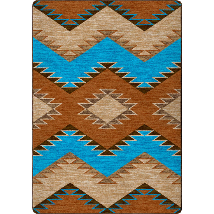 8' x 11' Heritage Rust Southwest Rectangle Rug