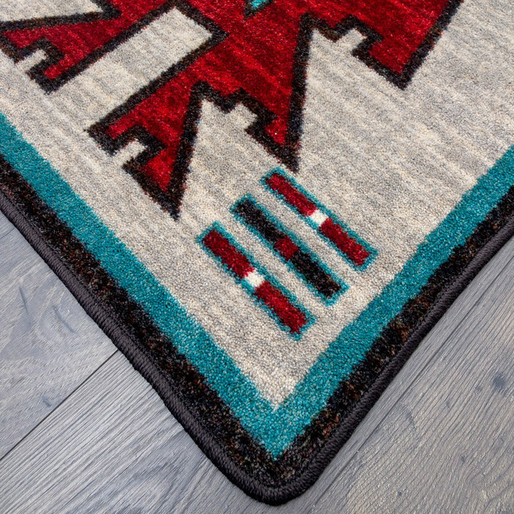 4' x 5' Horse Thieves Electric Southwest Rectangle Rug