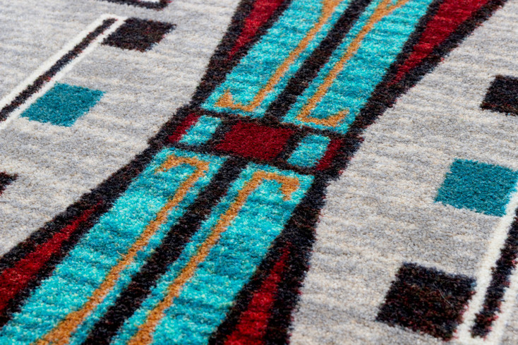 8' x 11' Horse Thieves Electric Southwest Rectangle Rug