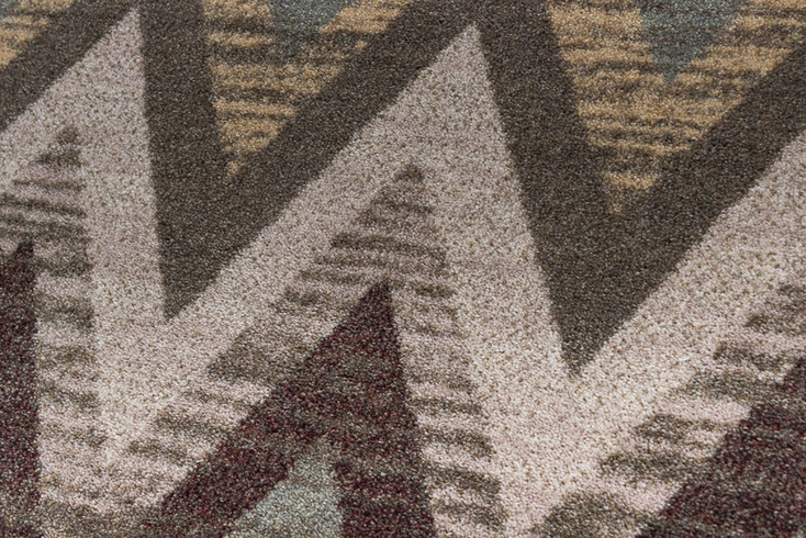 8' x 11' Rain Flame Southwest Rectangle Rug
