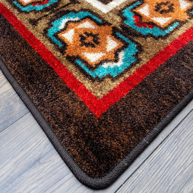 4' x 5' Sawtooth Mojave Sunset Southwest Rectangle Rug