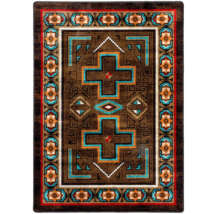 5' x 8' Sawtooth Mojave Sunset Southwest Rectangle Rug