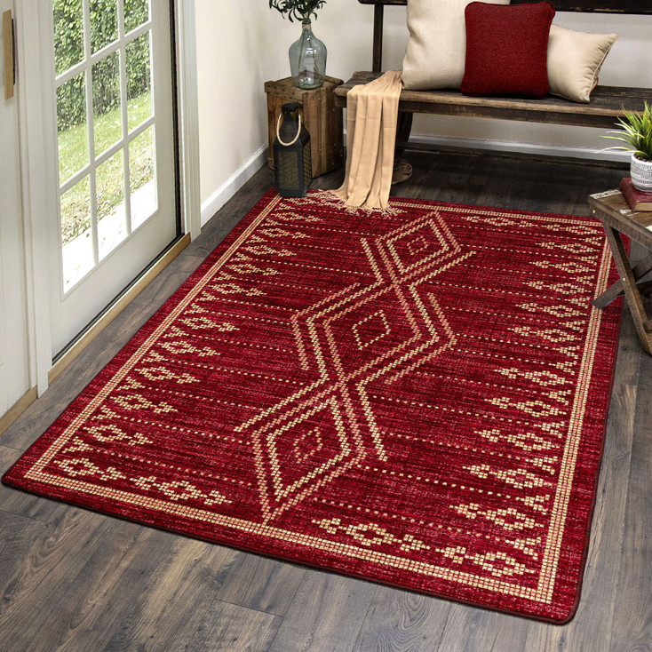 3' x 4' Stillwater Jewel Southwest Rectangle Scatter Rug