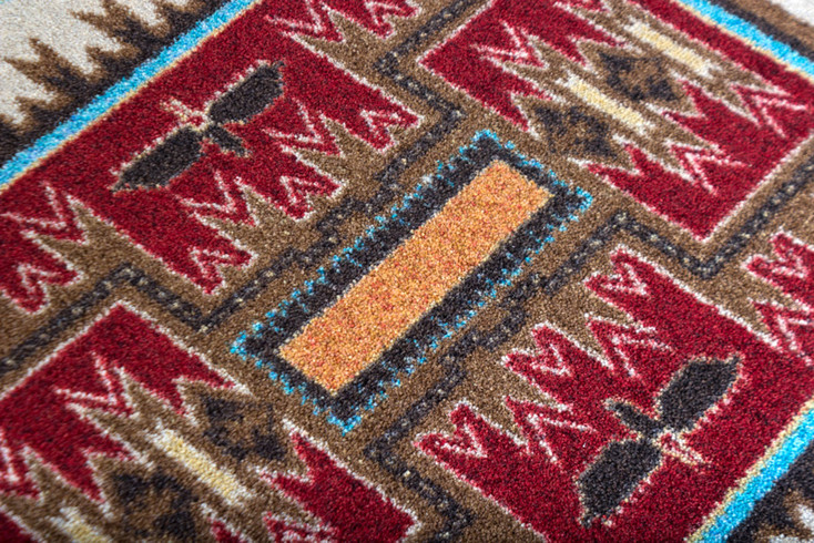 4' x 5' Storm Catcher Rust Southwest Rectangle Rug