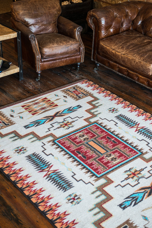 5' x 8' Storm Catcher Rust Southwest Rectangle Rug