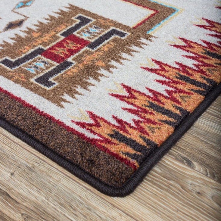 2' x 8' Storm Catcher Rust Southwest Rectangle Runner Rug