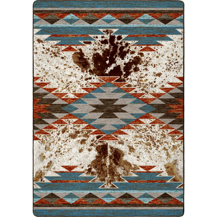 3' x 4' Nova Cowhide Rancher Western Rectangle Scatter Rug