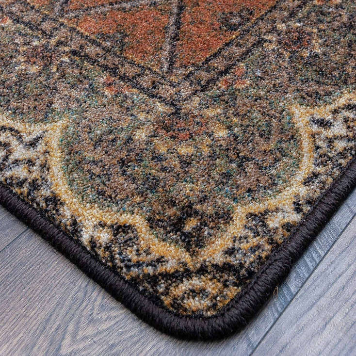 8' x 11' Trail Blazer Chestnut Western Rectangle Rug