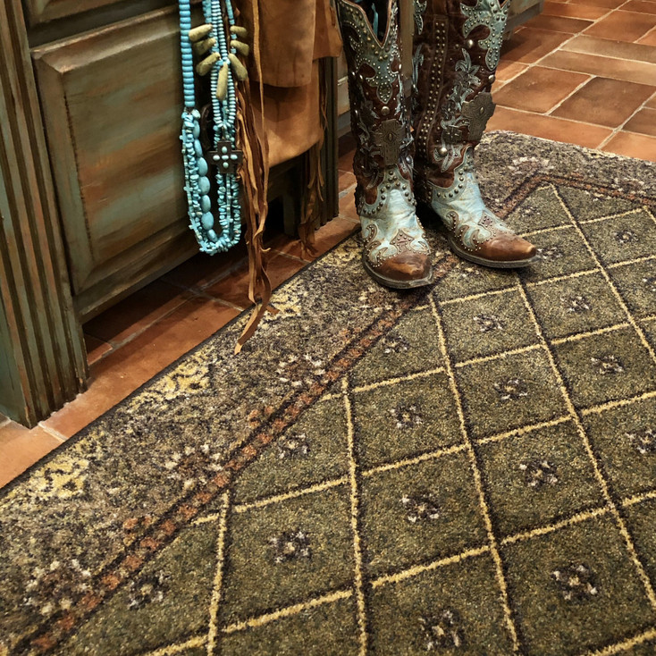 5' x 8' Trail Blazer Meadow Western Rectangle Rug