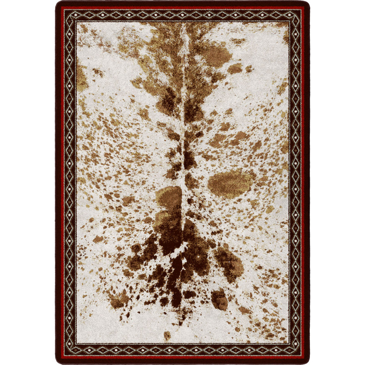 4' x 5' Vaquero Spotted Brindle Western Rectangle Rug