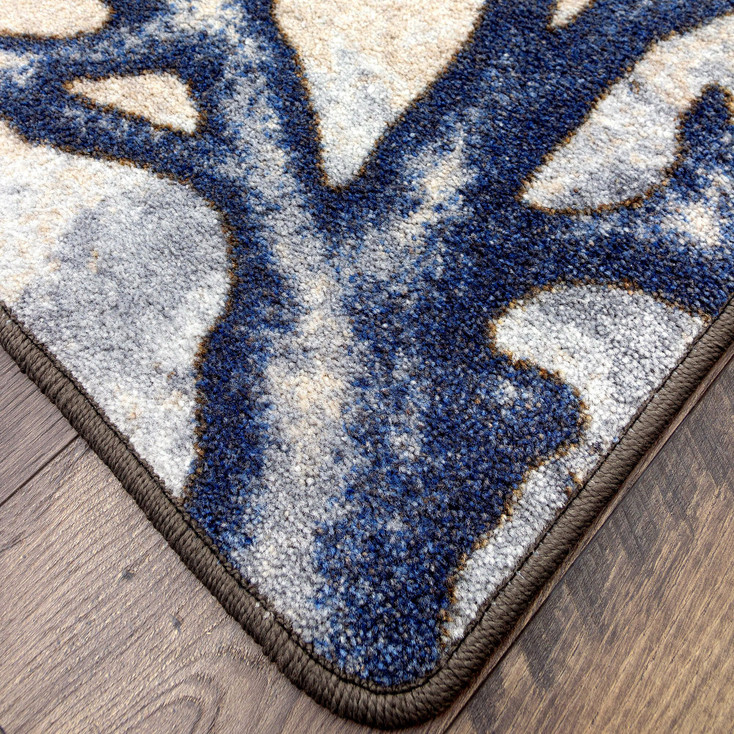 2' x 8' Current Treasures Underwater Coastal Rectangle Runner Nylon Area Rug
