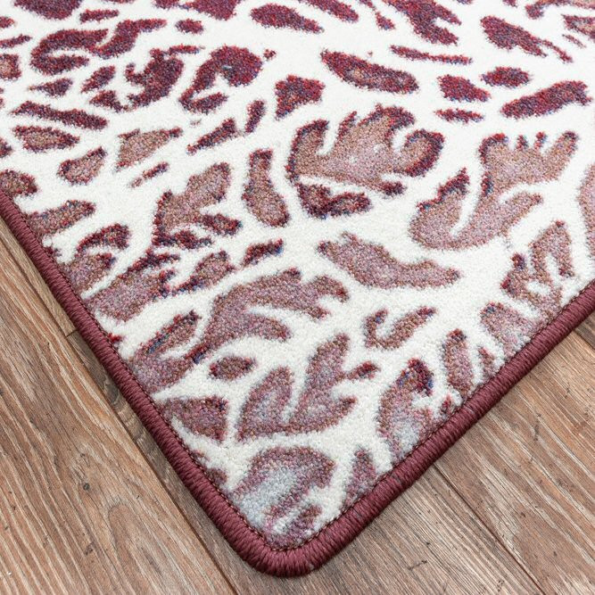 2' x 8' Daydreams Coral Merlot Coastal Rectangle Runner Nylon Area Rug