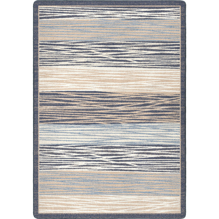 4' x 5' Earth Rhythms Coastal Rectangle Nylon Area Rug