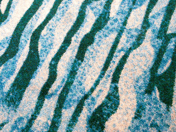 5' x 8' Sea Dive Azul Rectangle Nylon Area Rug
