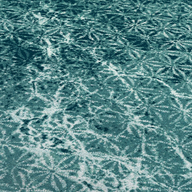 3' x 4' Sea Kissed Deep Waters Rectangle Scatter Nylon Area Rug