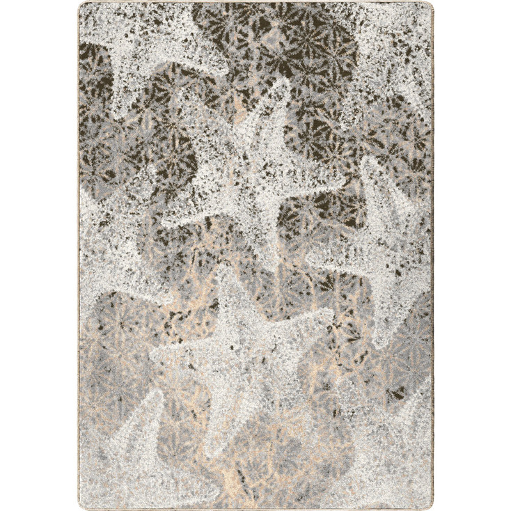 3' x 4' Stargazing Sandy Shore Rectangle Scatter Nylon Area Rug
