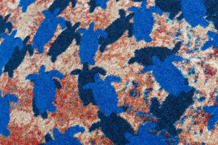 8' Ed Bock The Journey Round Nylon Area Rug