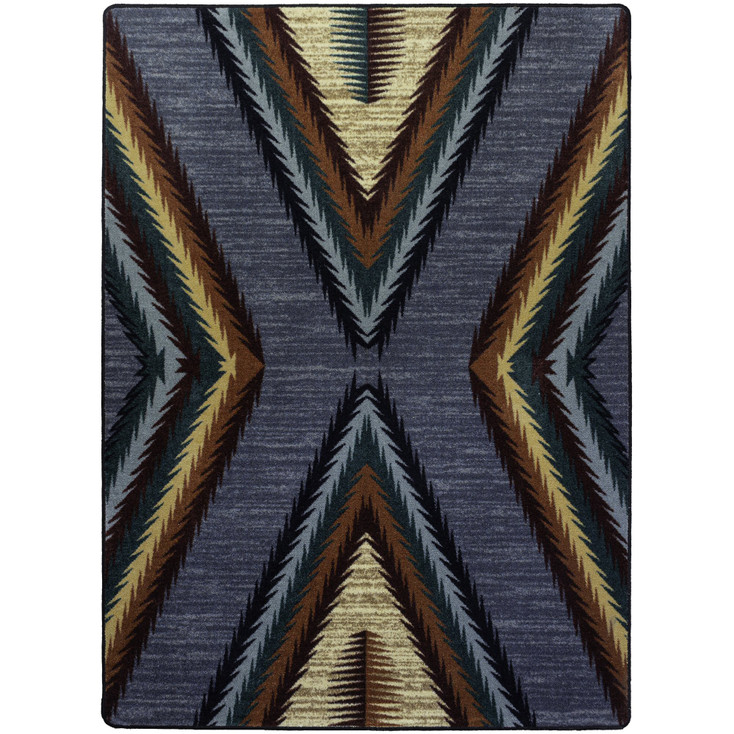 4' x 5' Razzle Forester Rectangle Nylon Area Rug