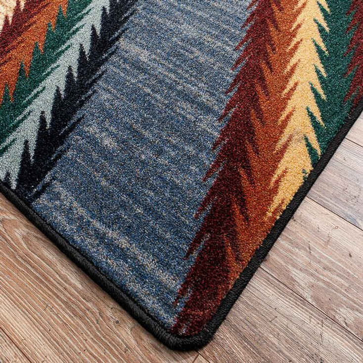 4' x 5' Razzle Forester Rectangle Nylon Area Rug