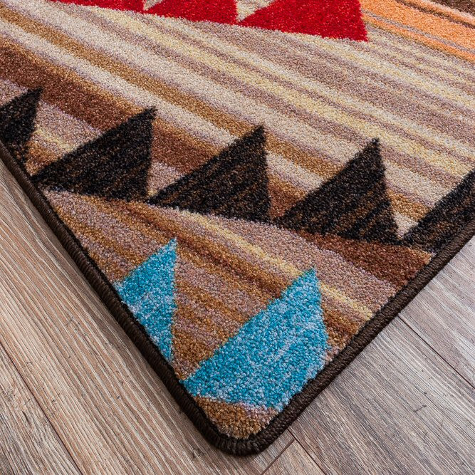 3' x 4' Time Travel Multi Rectangle Scatter Nylon Area Rug