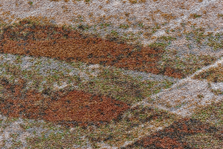 8' Wasteland Earthen Round Nylon Area Rug