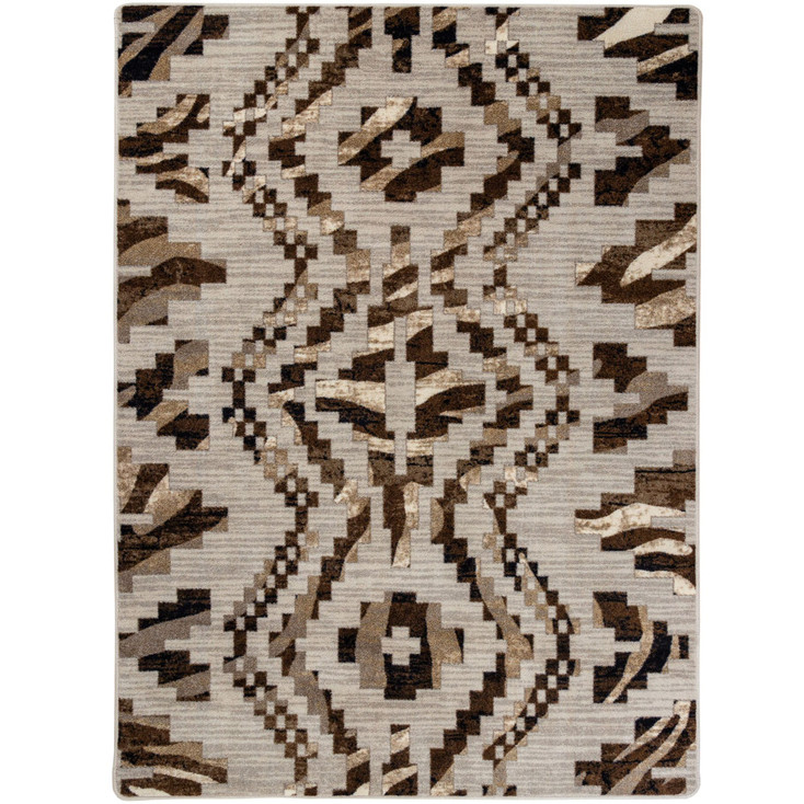 3' x 4' Curio Zebra Natural Rectangle Scatter Nylon Area Rug