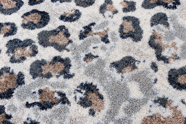 2' x 8' Leopard Lounge Rectangle Runner Nylon Area Rug