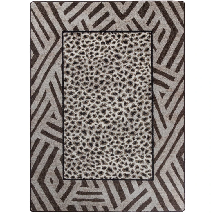 8' x 11' Saharan Roots Earthenware Rectangle Nylon Area Rug