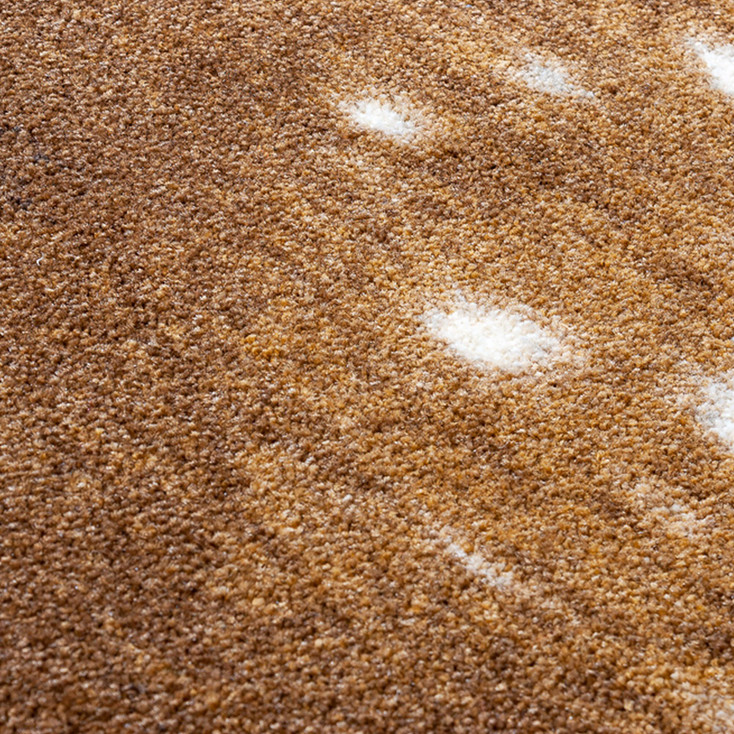 8' x 11' Spotted Hide Sienna Rectangle Nylon Area Rug