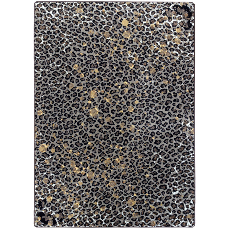 5' x 8' Wild Thing Golden Rectangle Nylon Area Rug