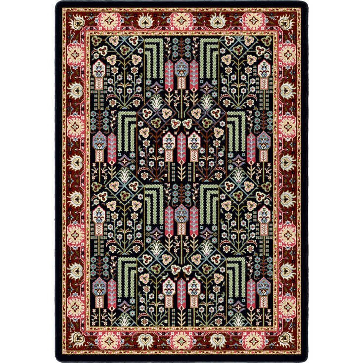 4' x 5' Passage Classic Rectangle Nylon Area Rug