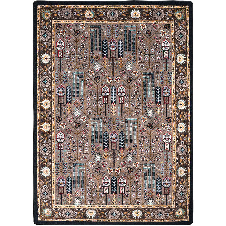 5' x 8' Passage Turquoise Rectangle Nylon Area Rug