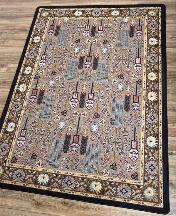 5' x 8' Passage Turquoise Rectangle Nylon Area Rug