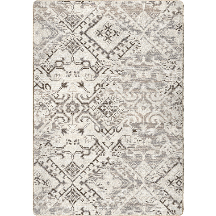 8' x 11' Kilim Neutral Blend Rectangle Nylon Area Rug