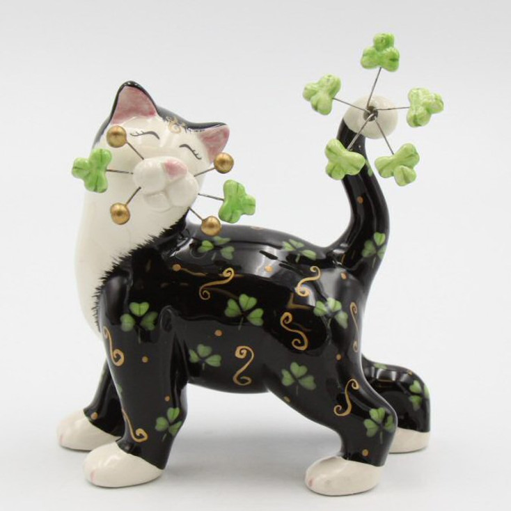 Whisker Cat Molly Porcelain Figurine Sculpture